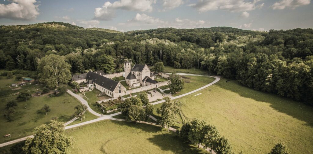 Das Kloster St. Anna von der Vogelperspektive 